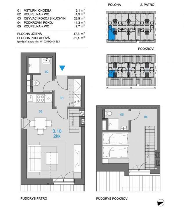 Dolní Morava Apartman 2+Kk מראה חיצוני תמונה